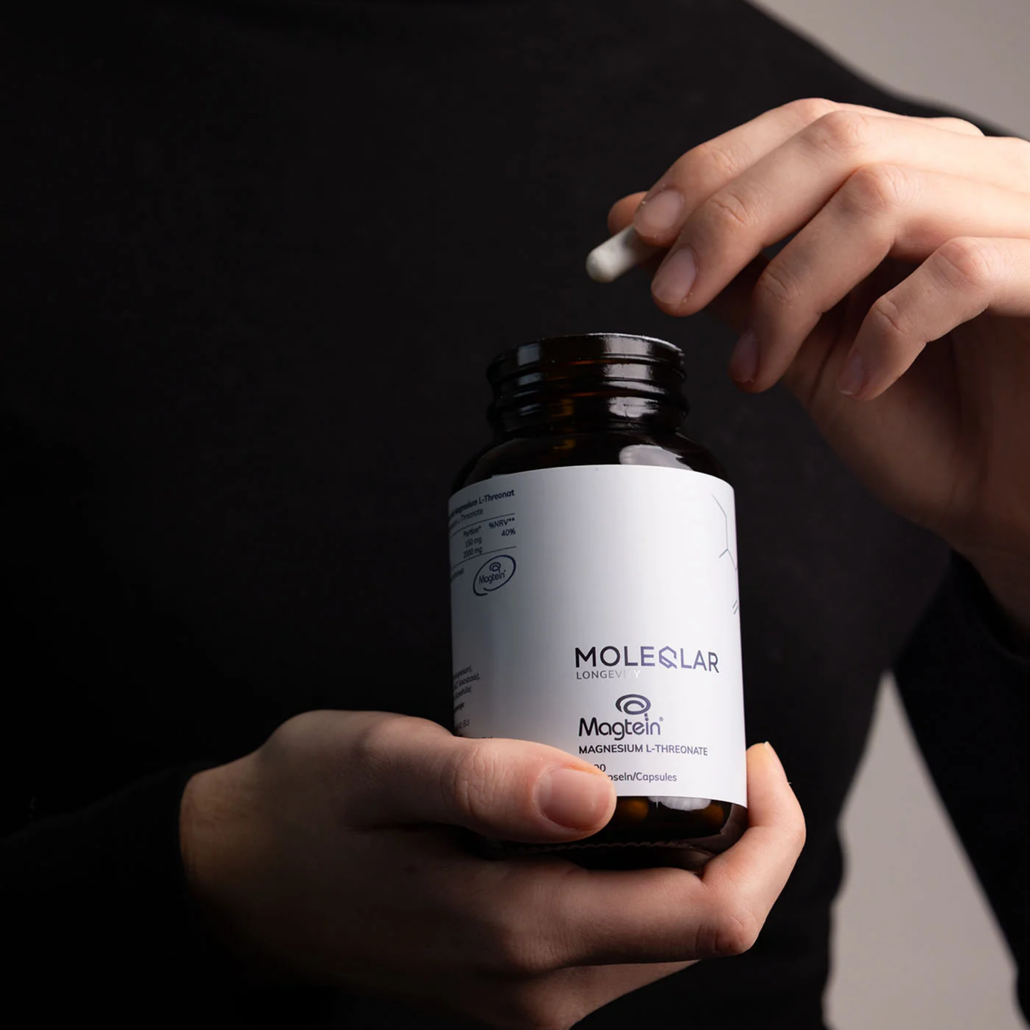 Magtein Magnesium L-Threonate – 90 cápsulas – Moleqlar